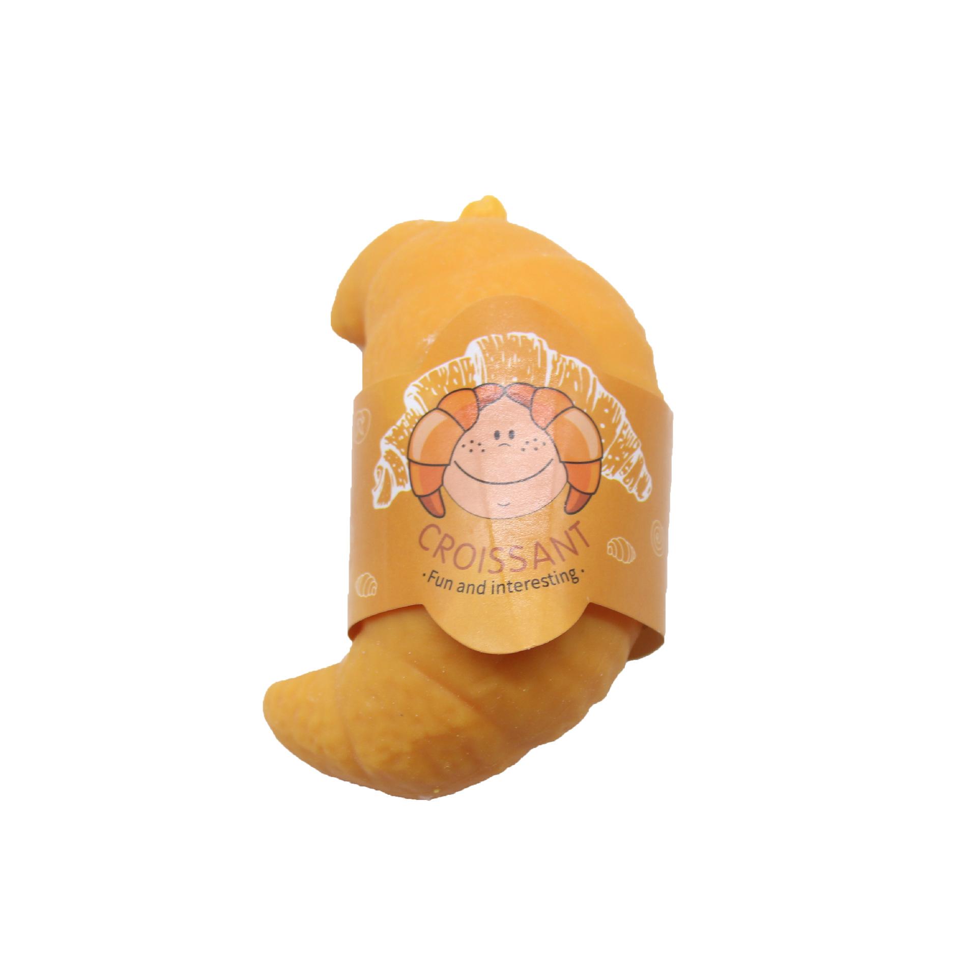 Забавная реалистичная игрушка-круассан, сжимающая снятие стресса, мягкая игрушка для снятия стресса, милый ленивый шарик для снятия стресса, забавная игрушка для снятия стресса