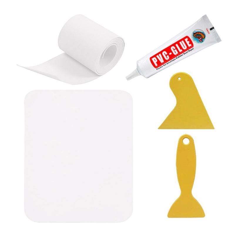 5pack Waterproofed Boats Tent Patching Kayaks Canoes Emergency Repairs Patches Water Sports Equipment белый