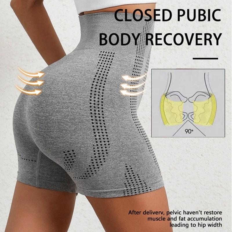 Women's High-waisted Hip Lifting Fitness Shorts Tight Shaperwear