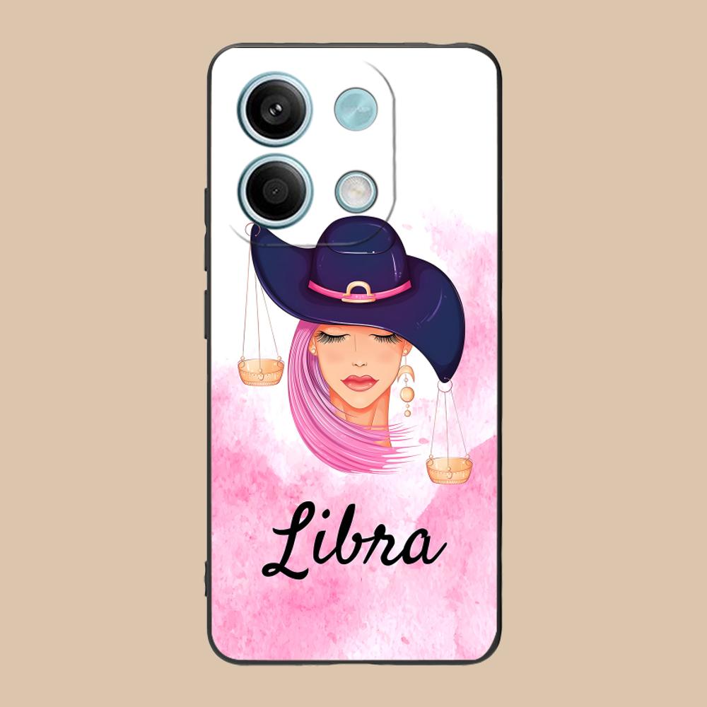 Zodiac Sign Libra Phone Case for POCO F8 F7 F6 F5 F4 F3 F2 Pro GT C75 C71 C65 C61 C40 Pro Ultra Soft TPU Shockproof Cover