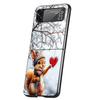 Animal Squirrel Phone Case For Samsung Galaxy Z Flip 7 6 5 4 3 5G Cover ZFlip7 ZFlip6 ZFlip4 ZFlip5 ZFlip3 Coque Fundas Galaxy Z