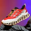 Men 3D Printed Outdoor Shoes Lightweight Breathable Trail Sneakers Futuristic Sport Walking Shoes for Hiking Travel Summer
