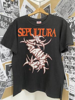 Vintage 1991’ Sepultura Band Shirt Seltenes Design Schwarzes Unisex Shirt S5XL WA1459 Unisex T-Shirt