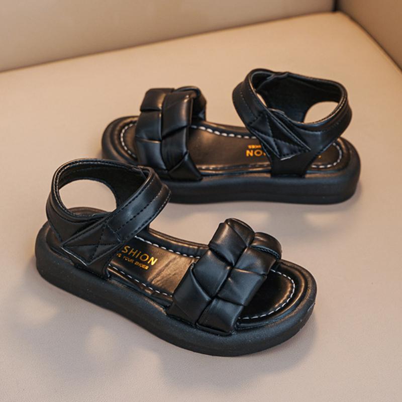 Children's Shoes, Girls' Sandals, Summer Fashion, Sports, Flat Bottomed, Medium To Large Size, Children's and Girls' School Beach Shoes
