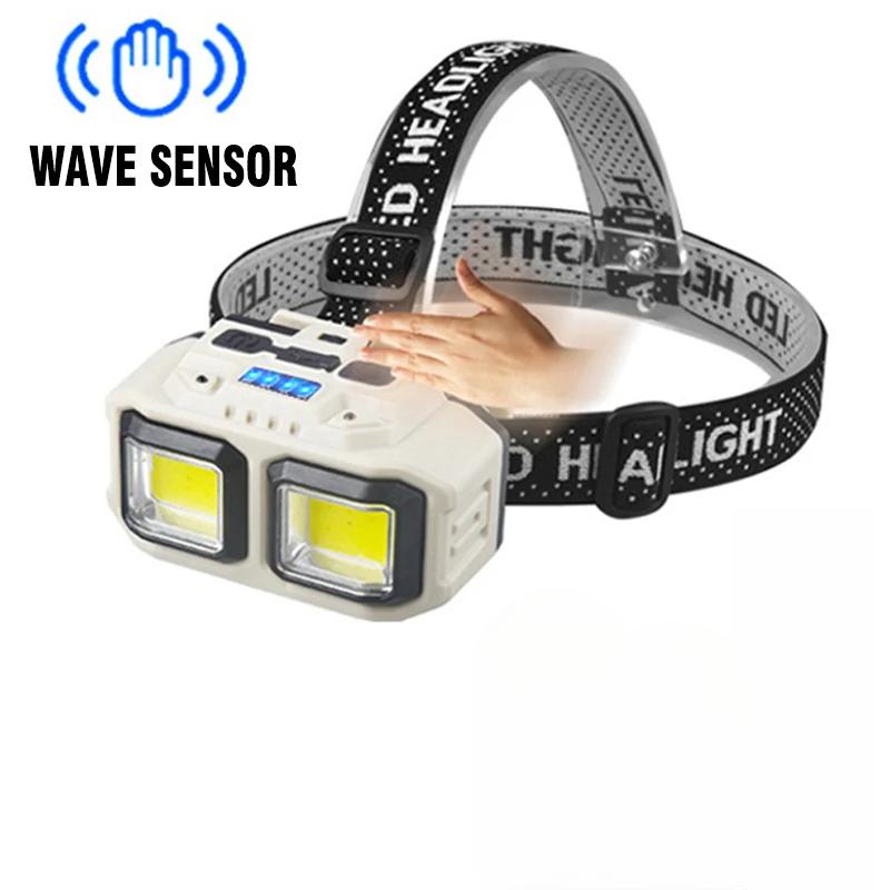 Rechargeable Led Headlamp High Power Led Flashlight Camping Cap Light Hiking Flashlight on the Forehead Lamp For Fishing Working