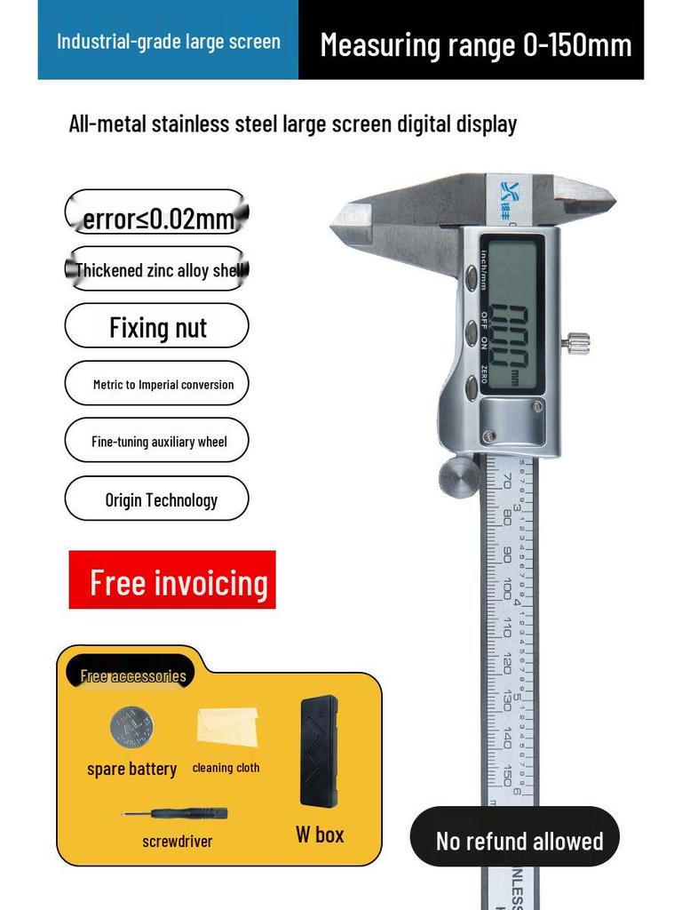 Sifeng High-Precision Digital Display Electronic Caliper for Jewelry, Antiques & Bracelets