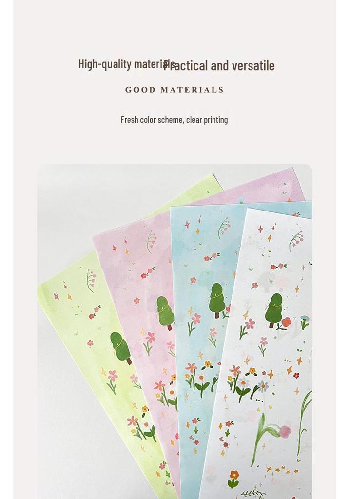 Kapok Handmade DIY Fresh Flower Wrapping Paper for Bouquets