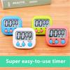 Household Digital Kitchen Timer LCD Stopwatch LCD For Cooking Baking Study Visual Timer With Alarm Electronic Timer Handy New3