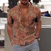 Camicia Comoda da Uomo Albero di Cocco Stampa 3D Hawaiana Spiaggia S-6XLl Manica Corta Top alla Moda Casual