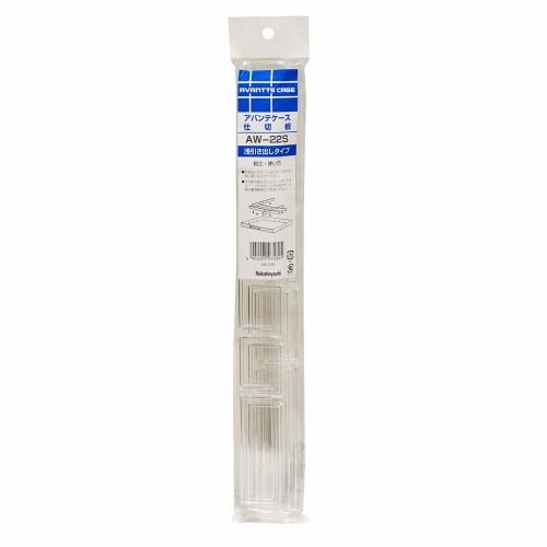 Nakabayashi Avante V2 Optional Divider for A4 Vertical Drawer Shallow Type AW-22S Transparent