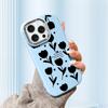 For Samsung A16 A15 A14 A13 S24 S23 Redmi 13C Note 13 12 11 Pro iPhone 16 15 Flowers Pattern Soft Silicone Candy Color Phone Case
