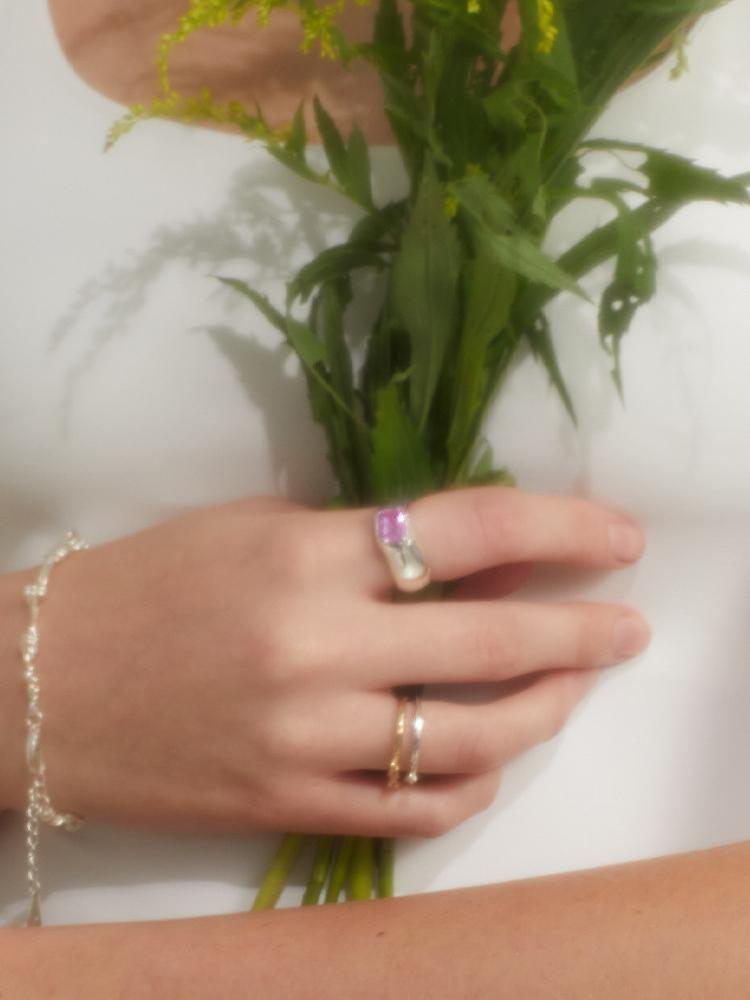 Boldiere Wavy Ring_ R18[Pink]