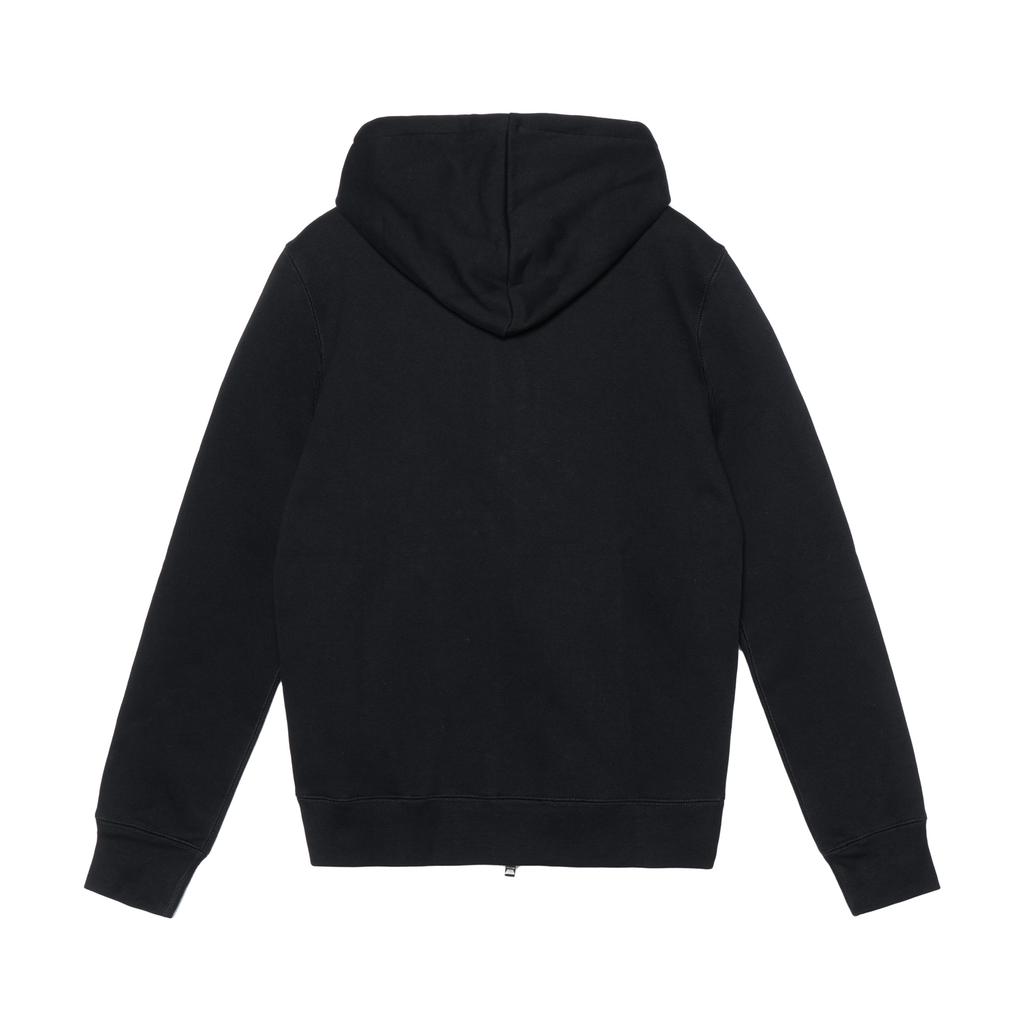 Burberry Men Clarendon Check Hooded Zip-Up Hoodie Black/Grey 40155581