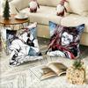 Ink Wash Hot Anime Jujutsu Kaisen Pillow Case Square Pillow Bedroom Sofa Leisure Comfort Cushion Car Home Decoration