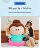 Lotus Little Buddha Plush Toy - Yungang Grottoes Cultural Soothing Doll
