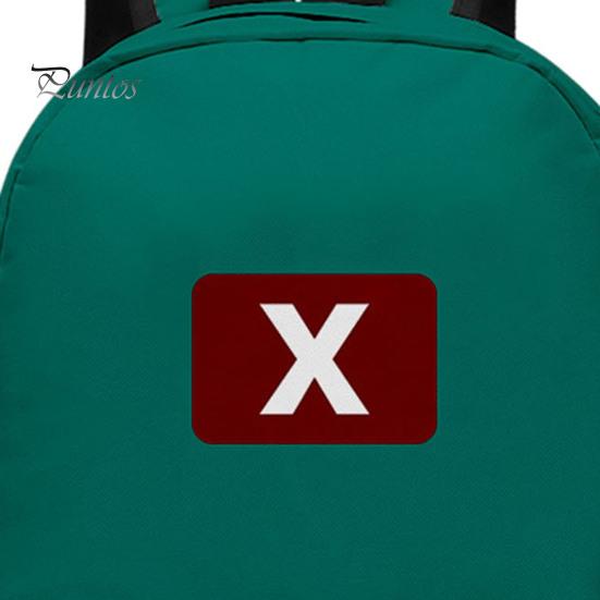 TV Karakteri Sırt Çantası Oyunu Cosplay Okul Çantası Büyük Ana Çanta Ve Dahili Bölme Numarası Baskılı Yağmur Geçirmez Sırt Çantası Şehir İçi Seyahat Açık Hava