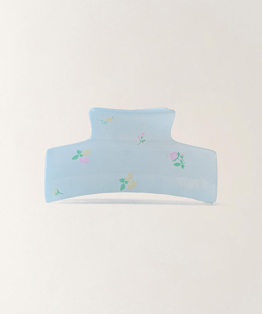 Ttudement Floral Pattern Hair Clip_Light Blue