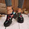 Fashion 2025 Spring Winter New Trend Women Shoes Platform Round Toe Buckle Designer Shoes Comfortable Anti-slip Pumps Zapatos De Mujer