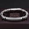 High End Jewelry Men's Embossed Bracelet, Light Luxury Thai Jewelry, Retro Trendy, Loop Buckle Chain