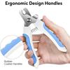 Professional Pet Nail Clippers with Safety Guard To Prevent Overcutting Includes Nail File Sharp Blade for Dogs Cats Grooming