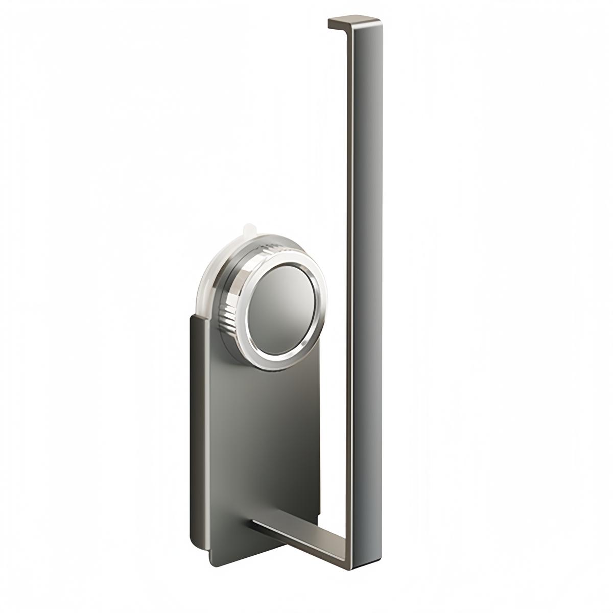 

Paper Towel Holder with Suction Cup Mount for Kitchen and Bathroom Compact Design for Easy Access and Portability сірий