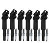 6PCS Ignition Coil For BMW F01 F10 F11 F12 X3 X5 Z4 E65 ROLLS-ROYCE GHOST 0221504470 12137594937 12137562744 Accessories