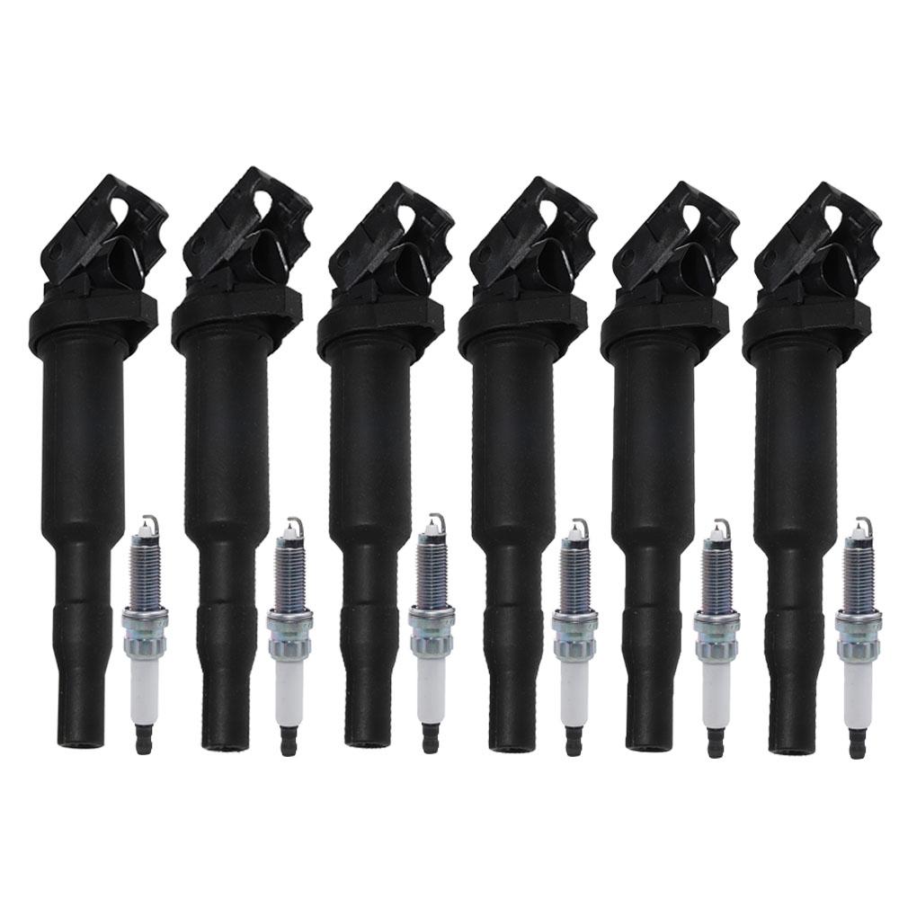 6PCS Ignition Coil For BMW F01 F10 F11 F12 X3 X5 Z4 E65 ROLLS-ROYCE GHOST 0221504470 12137594937 12137562744 Accessories