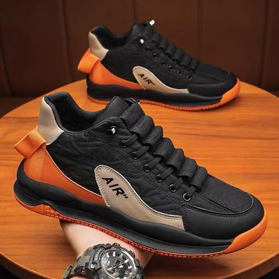 Moda Masculina Plataforma Esportes Sapatos Casuais Moda Tênis Leves Respiráveis Sapatos Esportivos Sapatos Masculinos Slip-on Sapatilhas Hombre