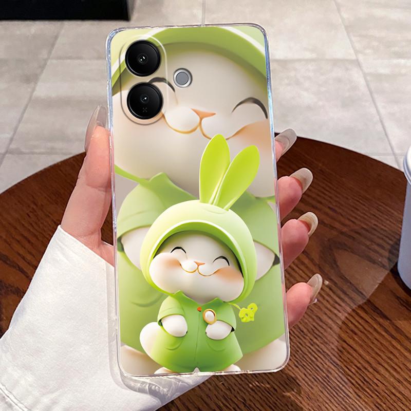 Casing For Vivo V60 Lite Aesthetic Luxury Dragon Cute Cool Boys Girls Soft silicone Phone Case Back Cover Transparent TPU Shell