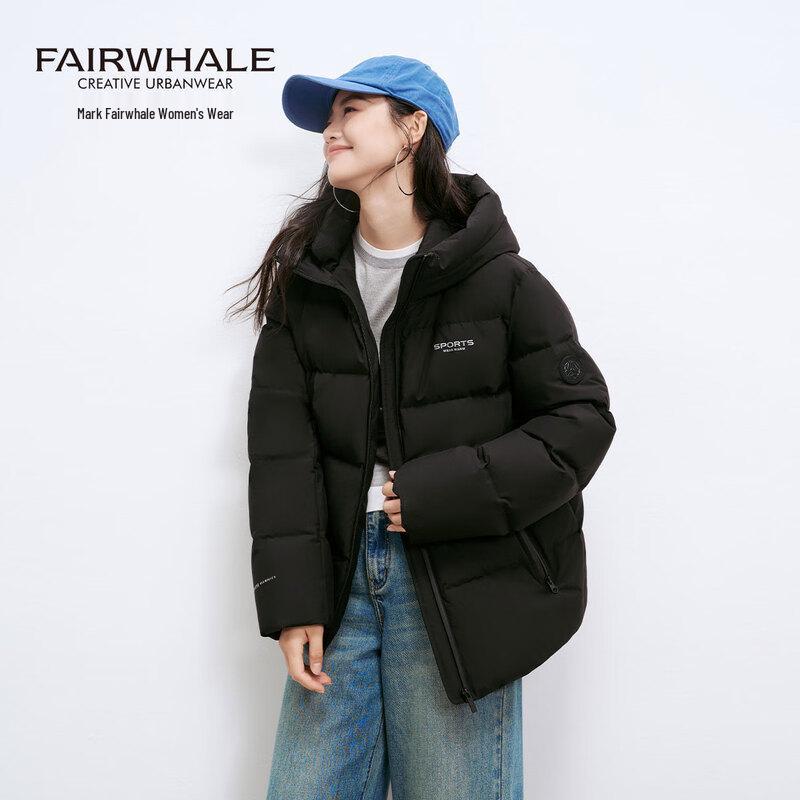 

Женский пуховик средней длины с капюшоном Mark Fairwhale M