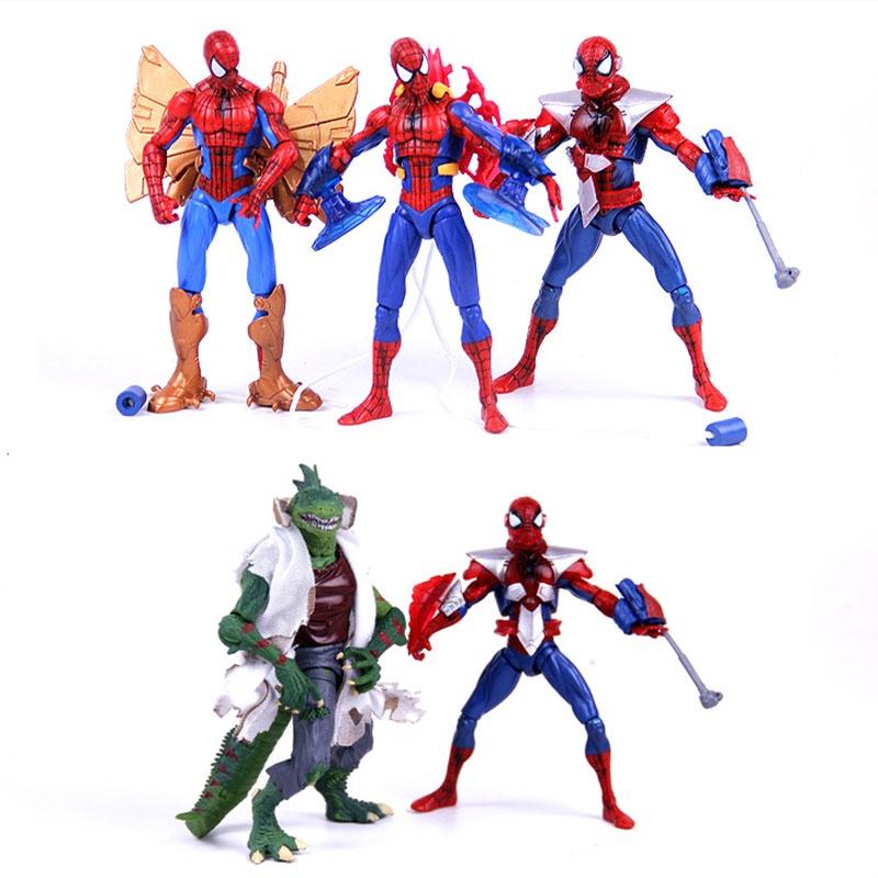 Unique Marvel Superhero Figure Toy Collection With Cool Spider Man Venom And Lizard Dolls For Holiday Gifting