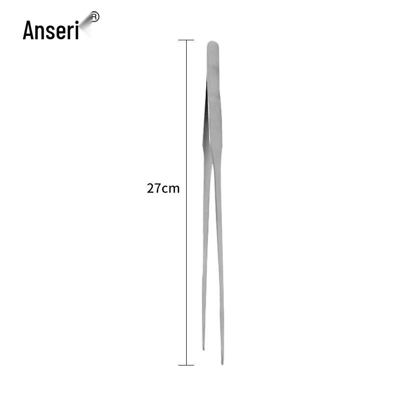 Anserui Extended Stainless Steel Straight Tweezers