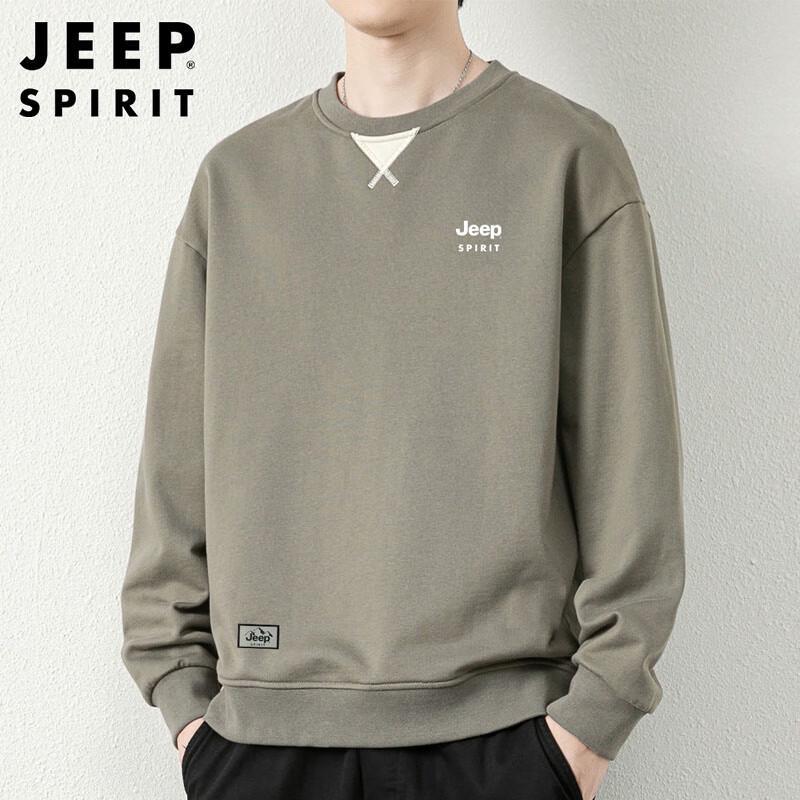 JEEP SPIRIT Men's Crewneck Autumn/Winter Sweatshirt