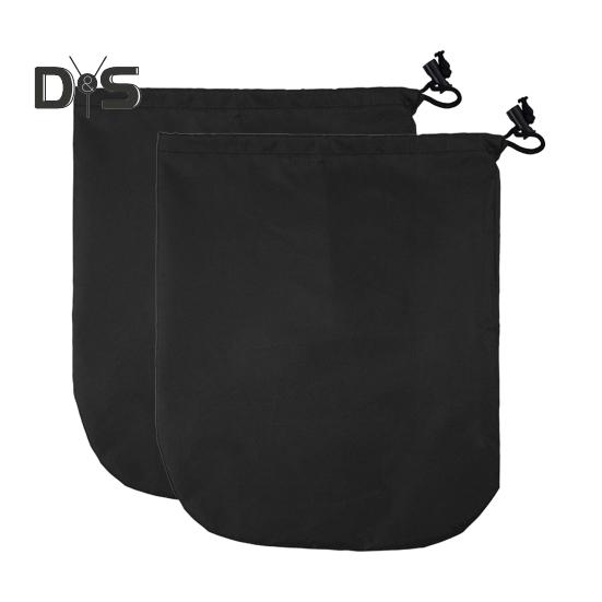 

1 пара чехлов для боковых зеркал автомобиля, универсальные, простые в установке, для грузовиков, внедорожников, защитные зеркала заднего вида, внешние аксессуары для автомобиля A чёрный