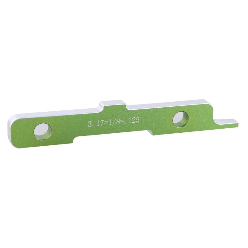 7pcs Aluminum Woodworking Setup Block Setup Router Table Height Gauge Tool for Carpentry Table Measuring Block
