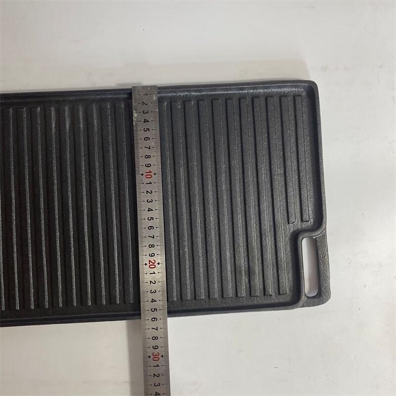 ZISIZ Cast Iron Double-Sided Grill Pan