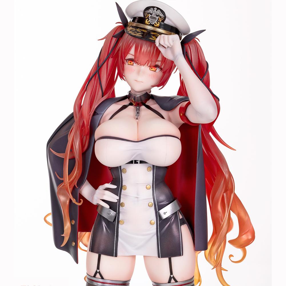Anime Game Figure USS Honolulu Sailor Suit Cos Girls Action Figure Pvc Model USS Honolulu Figurine Desk Car Decorations Toy Gift