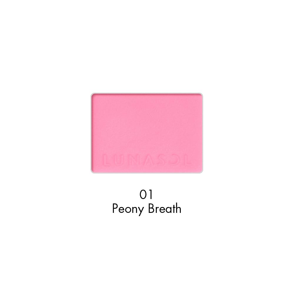 LUNASOL Coloring Breeze 01 Cheek Peony A cheek color that enhances the beauty of the skin with a healthy The vibrant color provides a clear finish