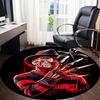 1pc A Nightmare on Elm Street Office Round Area Rug, Under Office Chairs Bedroom Living Room Home Decor, Room Deco, Available in Various Sizes