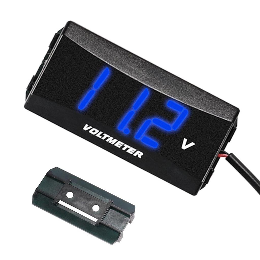 Digital Voltmeter, Car Monitor | Waterproof Meter LED Display Voltmeter |