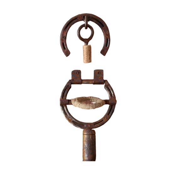 Yousheng Vintage Horseshoe Bottle Opener Wall Mounted Decorative Bottle Opener Rustic Industrial Decor for Kitchen Bar Patio Man Cave