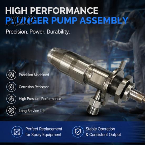 Heavy Duty Steel Sprayer Pump Airless Paint Replacement for 390 PC 395 490 Pro 495 595 Direct Kit Finish Finish, Plunger Parts Connect/PC Spraying