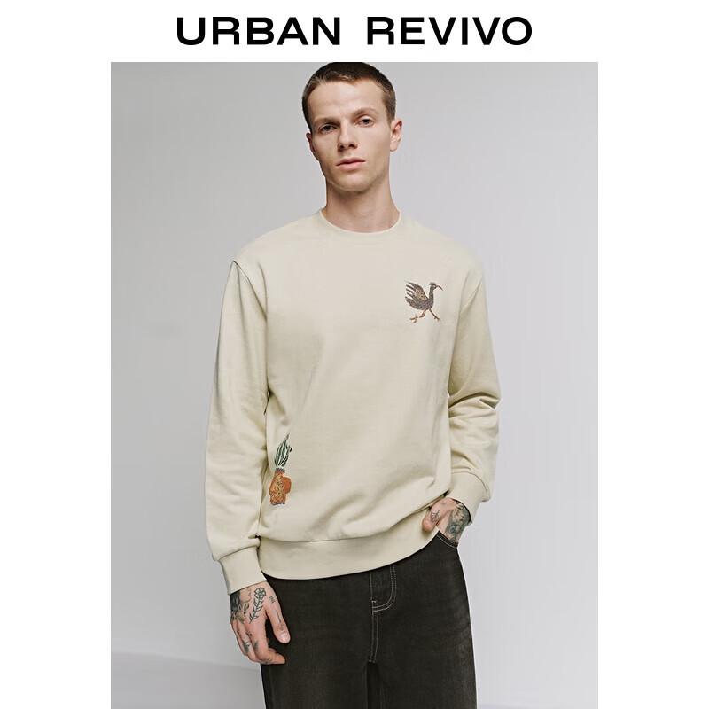 

Мужской свитшот UR с принтом в стиле гранж и круглым вырезом XS