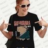 Woman Clothing Japanese Style Cute Capybara Print Tees Shirt Fashion Female Clothes T-Shirts Funny Animal Graphic Y2k Tops