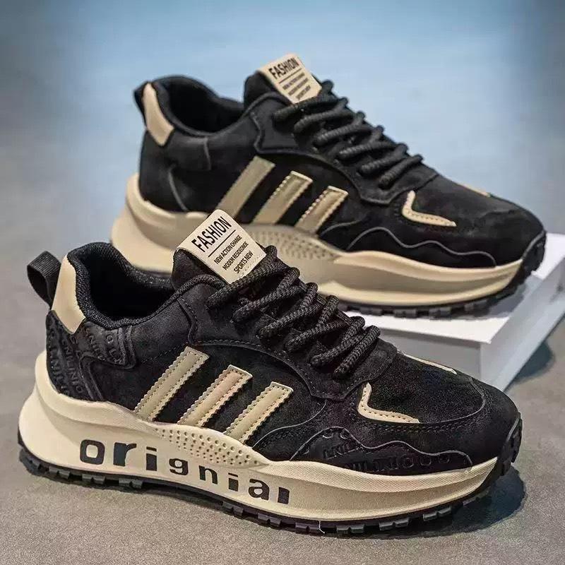 Spring New Men's Shoes Fashion Versatile Shoes Men's Comfortable and Lightweight Low-top Dad Shoes Men