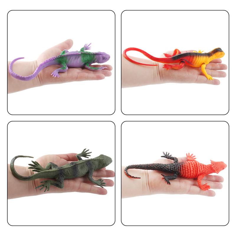 Realistic Pvc Chameleon Amphibian Reptile Model Toy For Kids With Unique Color Change Feature