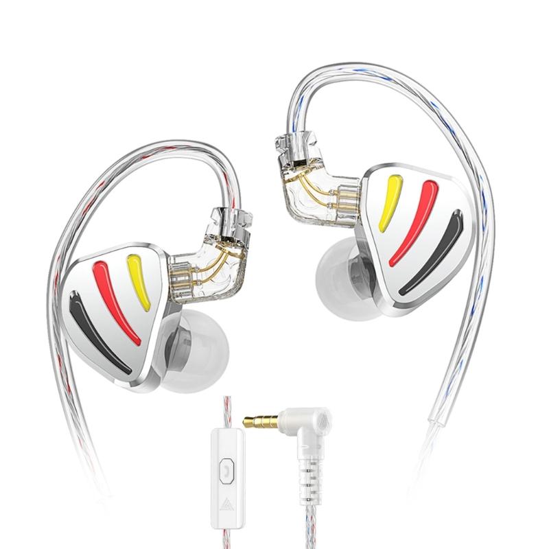 

HiFi Earphones Tunable Corded Headphone In Ear Monitoring Bass Headsets Switching Adjustment Earphone Earbud for Daily Use