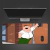 Peter Griffin Mouse Pad, Large Gaming Desk Mat, Non-slip XXL Mousepad for Laptop & Tablet, Mini PC Playmat with Stitched Edges