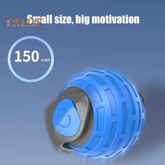 Interaktives Katzenballspielzeug, wiederaufladbar über USB, rollendes Ballspielzeug, Zwei-Geschwindigkeitseinstellung, automatisch bewegliches Katzenspielzeug mit Schwanz für Hauskatzen