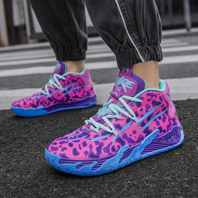 Háromlabdás háromgenerációs lila MB.03 férfi és női beltéri és kültéri ütéscsillapító és csúszásmentes tényleges harci páros középkorú és idős